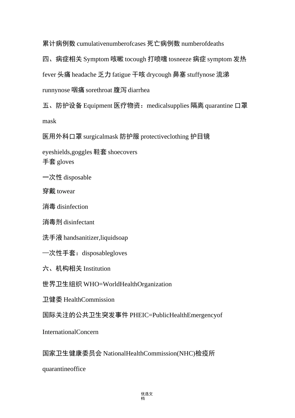 中考英语作文预测新冠肺炎高频词汇与范文_第2页