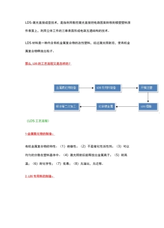 LDS工艺详解