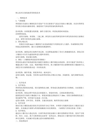 土壤环保修复技术及设备