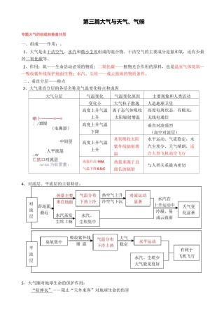 第三篇大气与天气气候