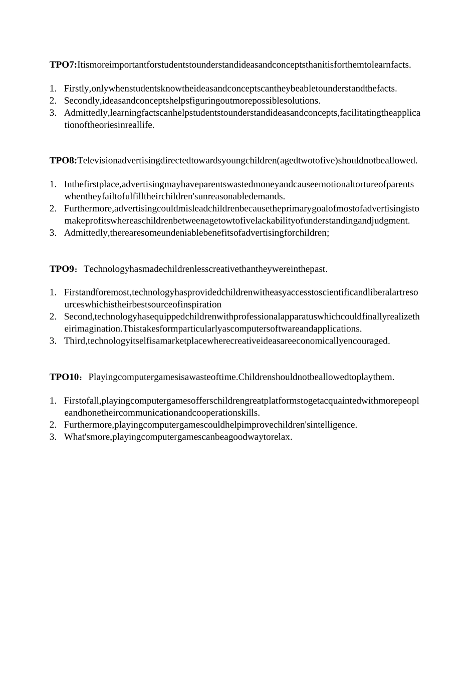 TPO1-54独立写作题目汇总_第2页