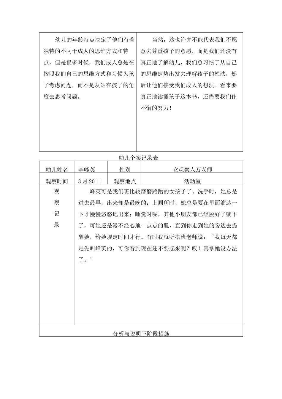 大班观察记录表 _第3页