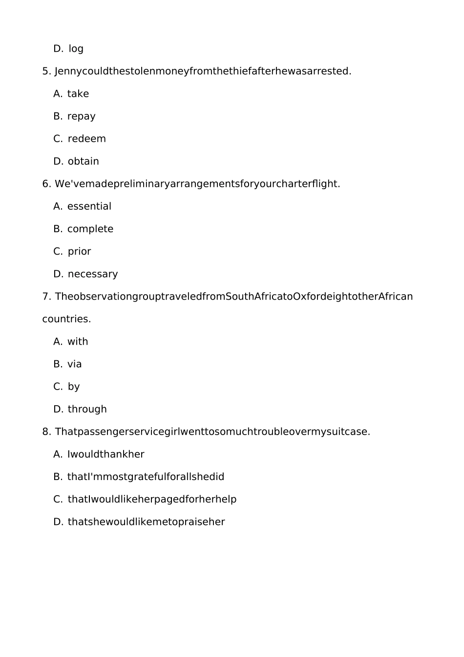 航空英语习题_第3页