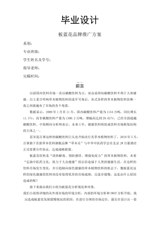 毕业设计范文