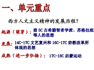 必修三第二单元重难点知识结构