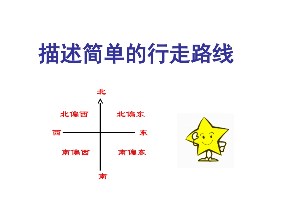 《描述简单的行走路线》_第1页