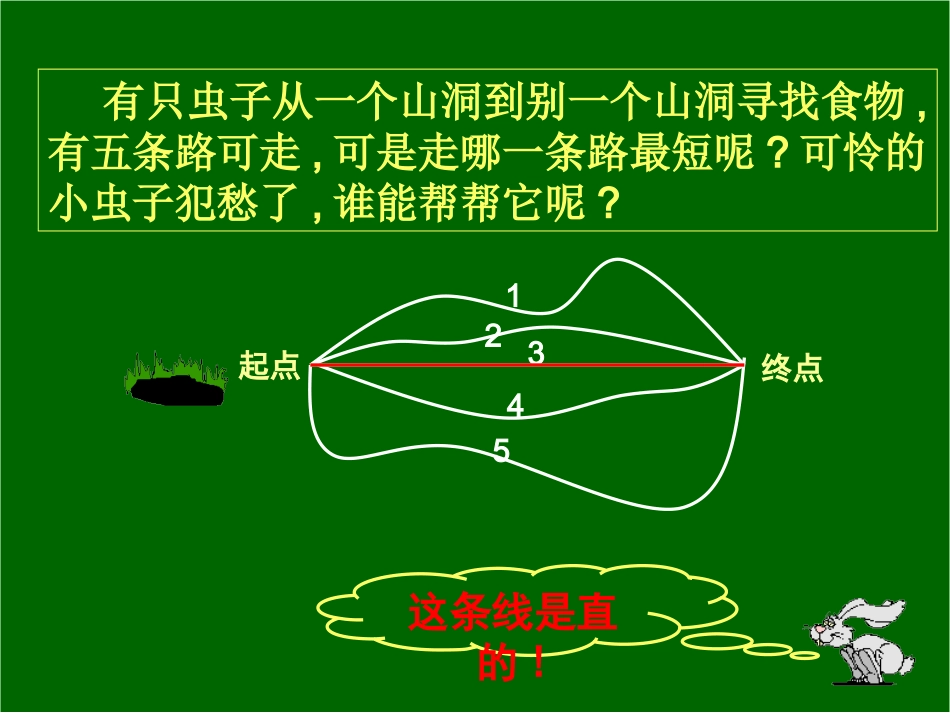 复件人教版数学四年级上册直线、射线、线段和角课件_第2页