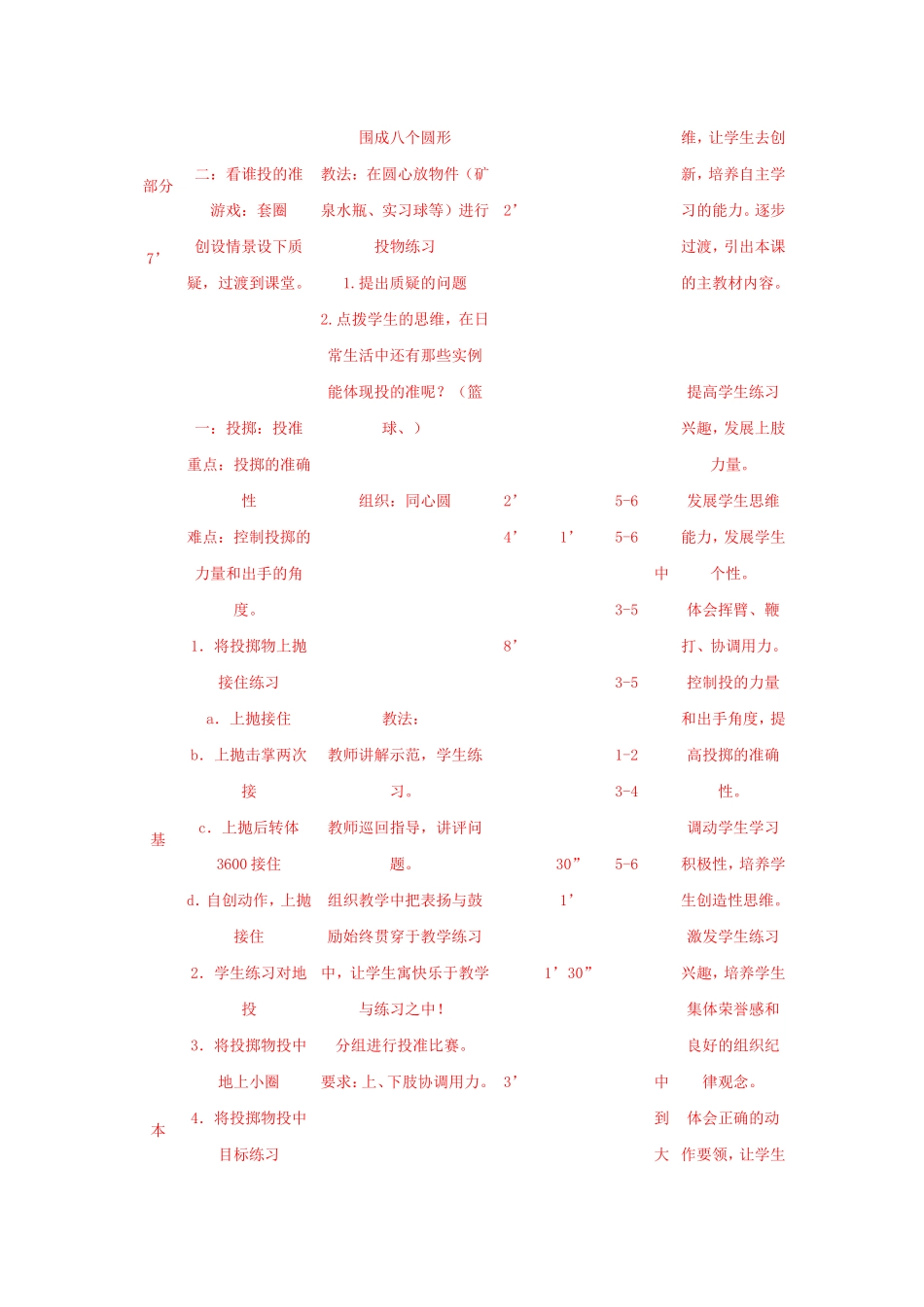高中体育课田径课教案_第2页