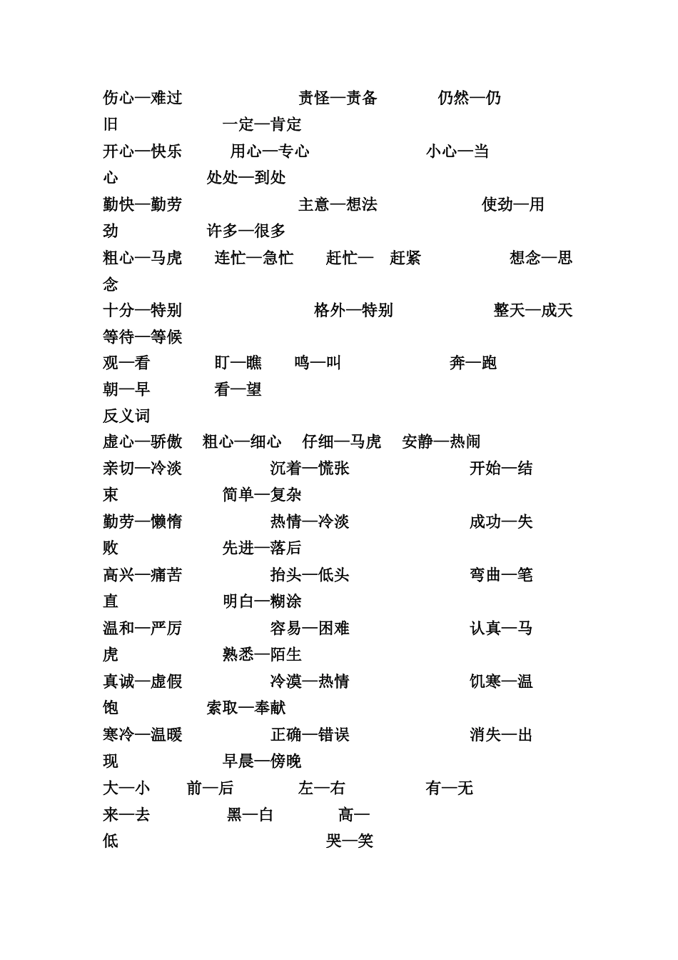 近义词、反义词_第2页