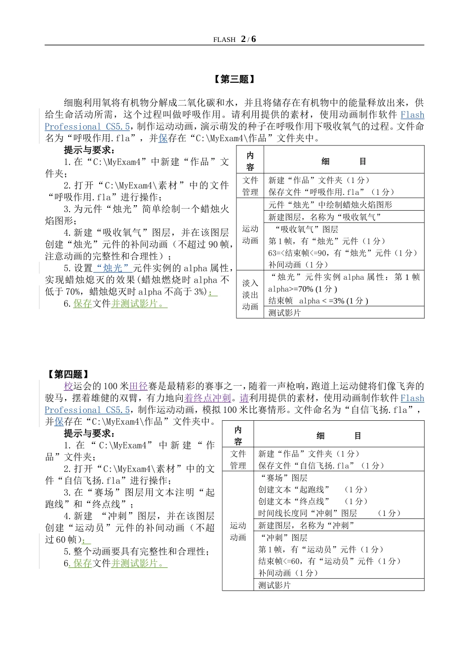 Flash操作题及评价指标_第2页