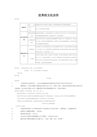 世界的文化杰作