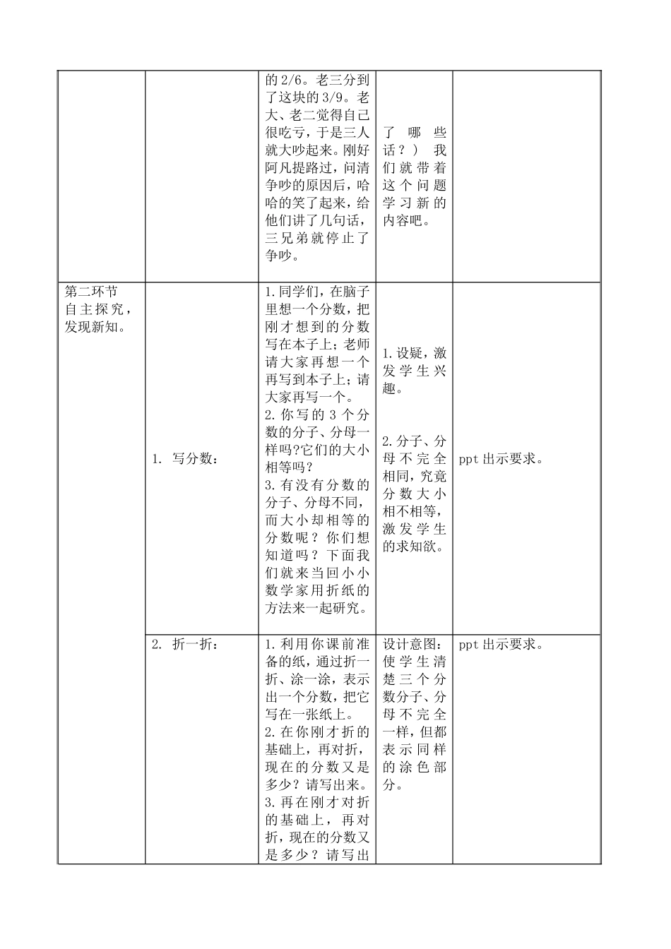 曹霞枝：分数的基本性质教学设计_第2页