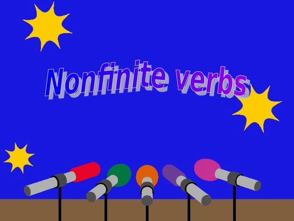 非谓语动词口诀版_第1页