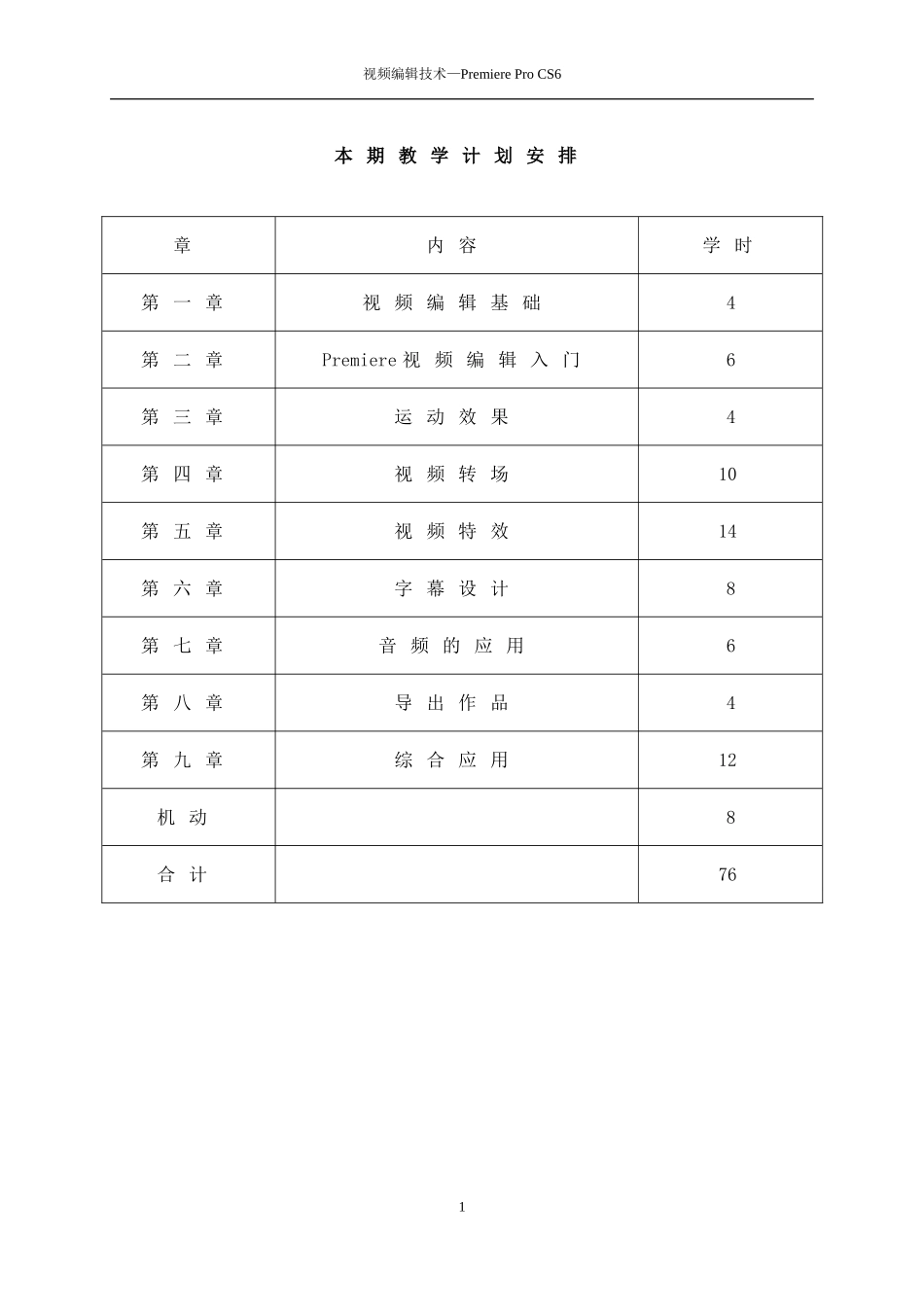 高中二年级Premiere教案_第2页