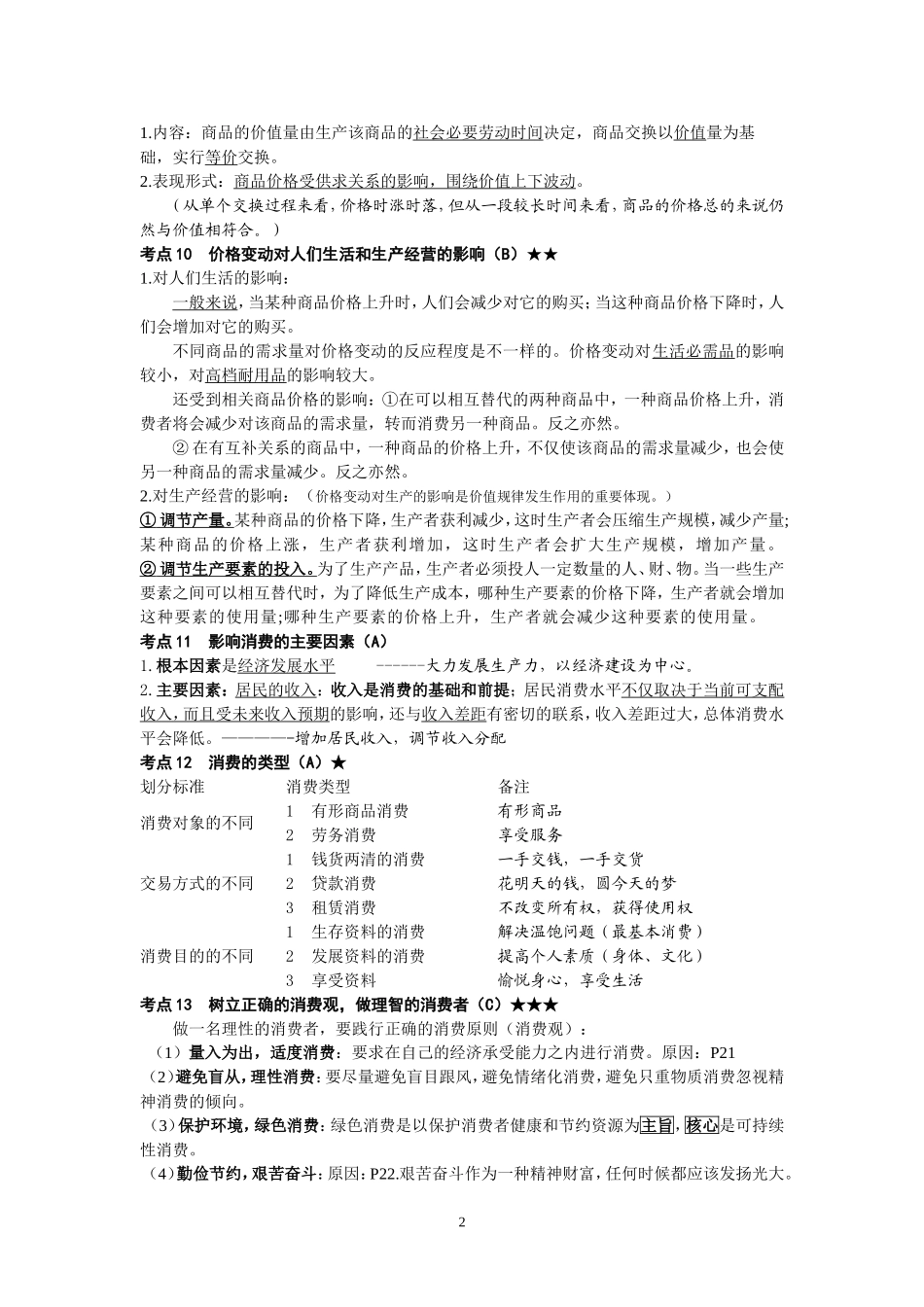 经济考点解读（上）_第2页