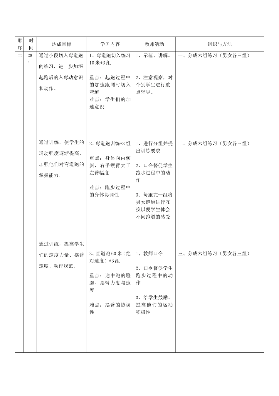 肖玮琪体育公开课教案_第2页