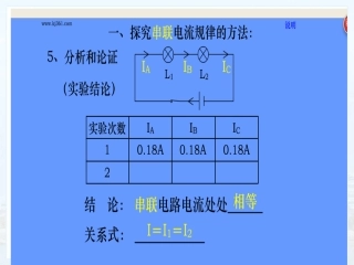 欧姆定律串、并