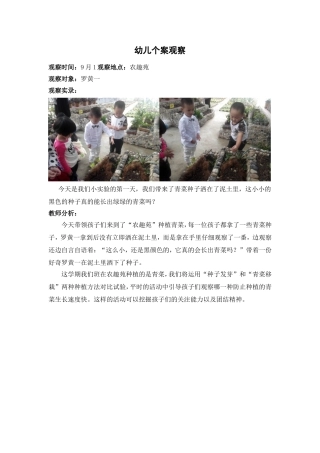 我们的小实验
