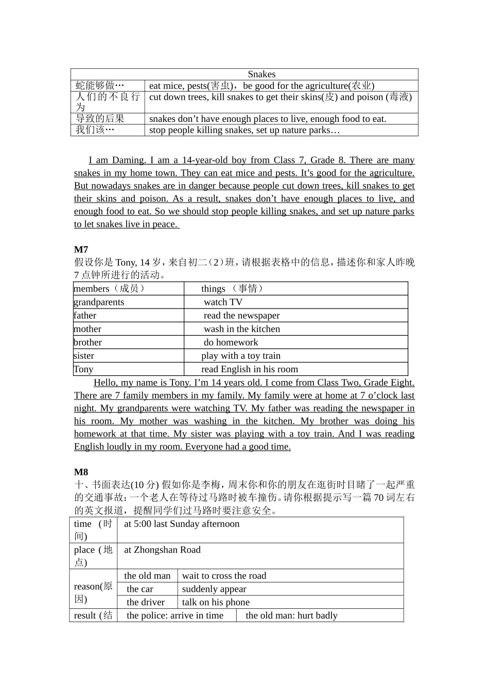 八上模块作文_第3页