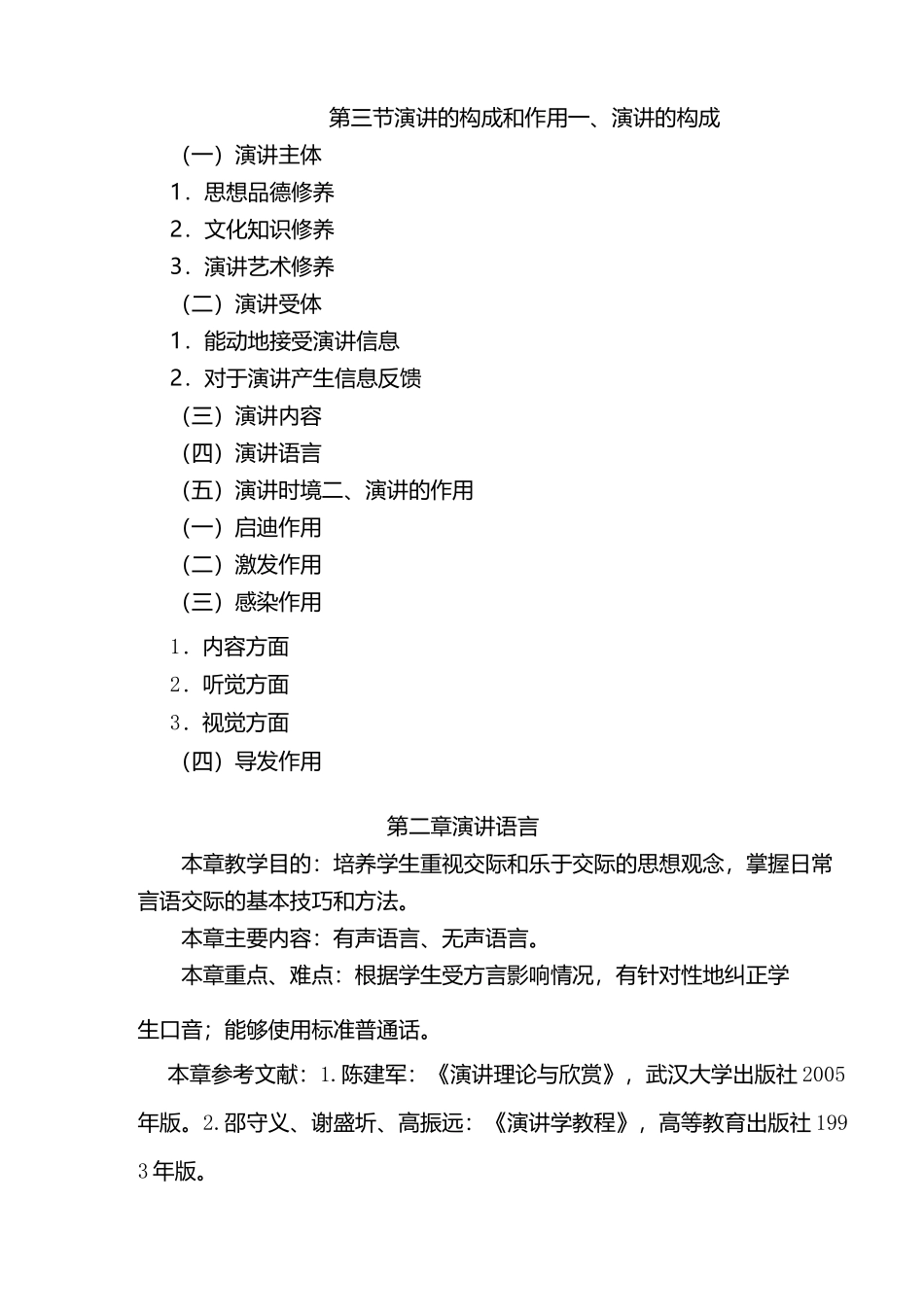 《演讲与口才》教学大纲_第3页