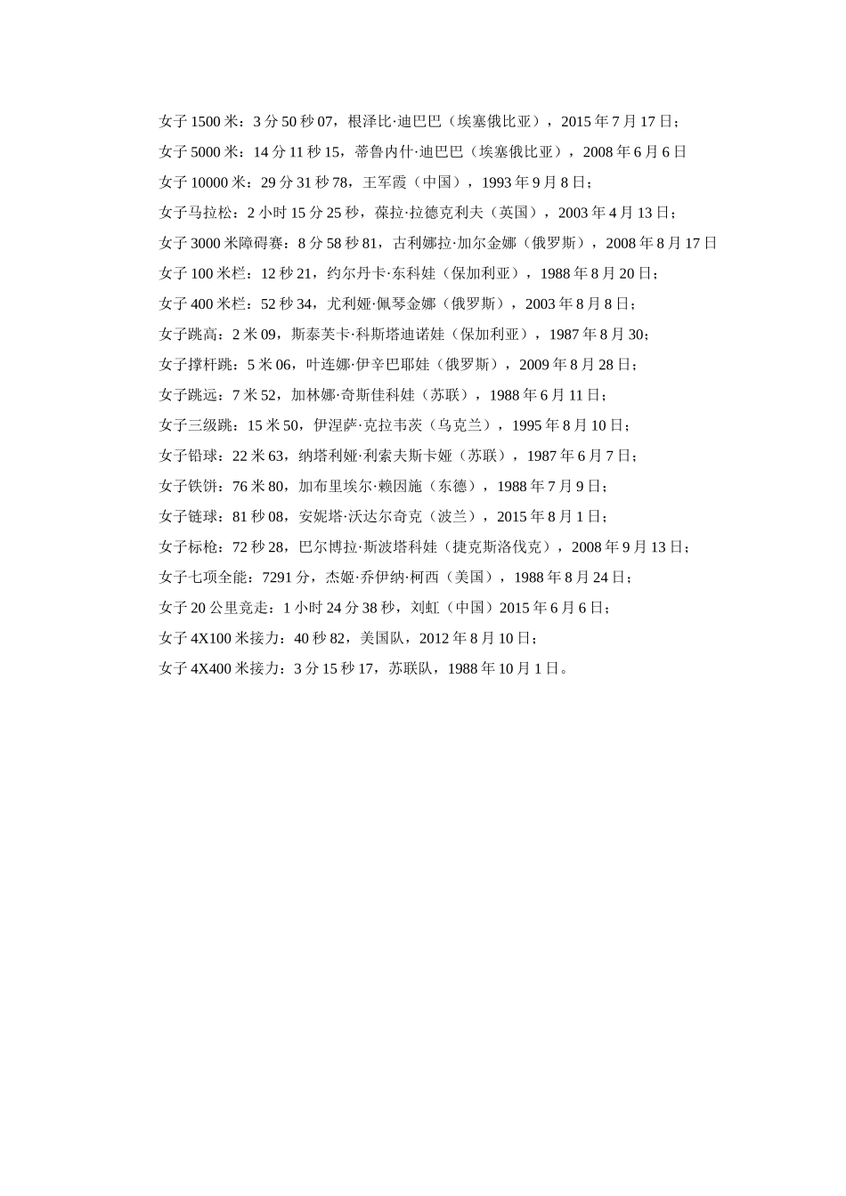 田径世界纪录_第2页