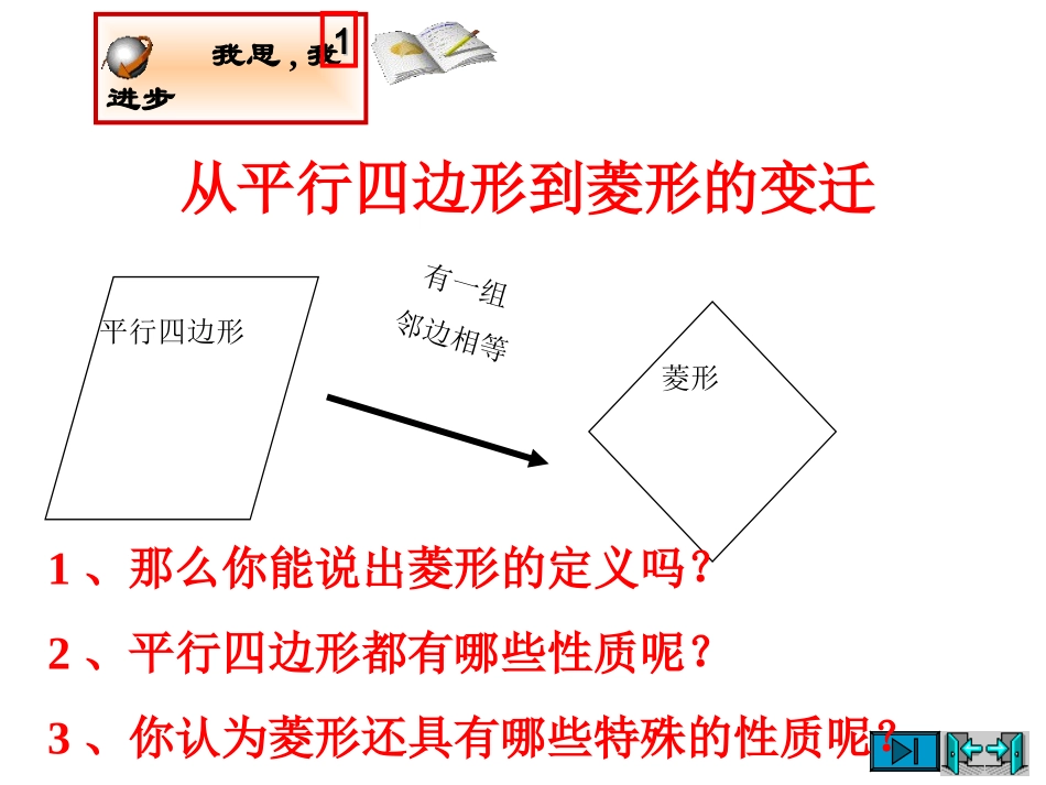 菱形的性质和判定_课件_第2页