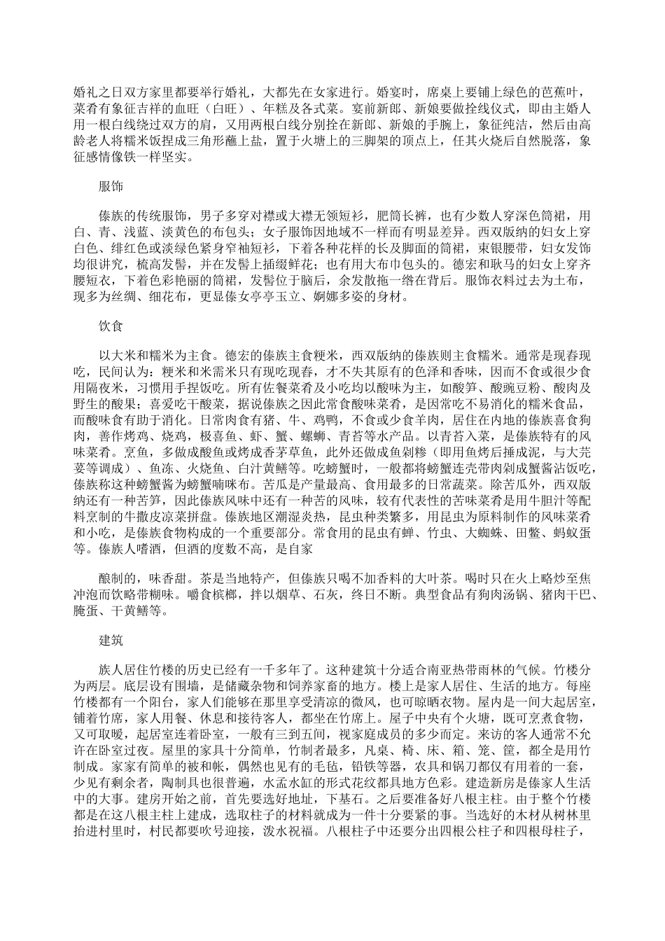 傣族的风俗习惯完整版_第2页