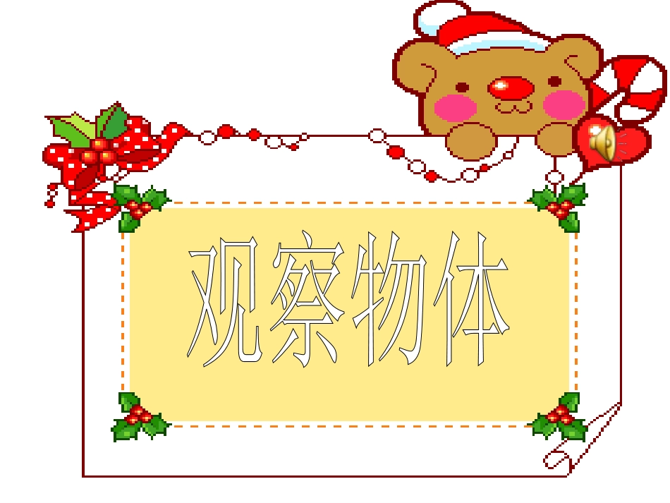 观察物体练习_第1页