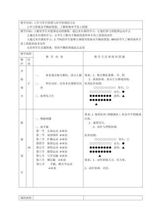 双手胸前投篮