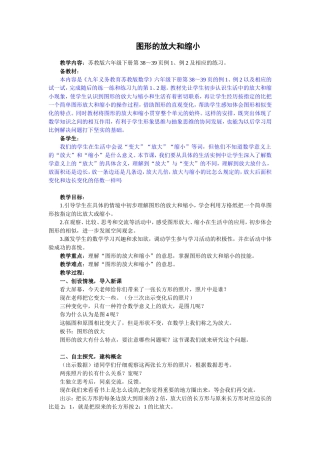 图形的放大和缩小