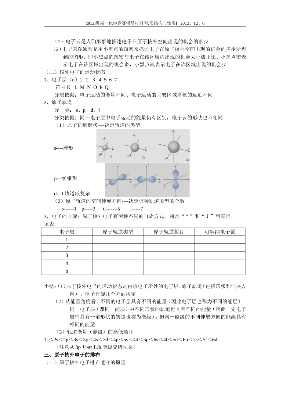 第二讲原子核外电子的运动_第2页