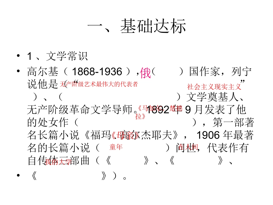 高尔基《海燕》课件_第3页