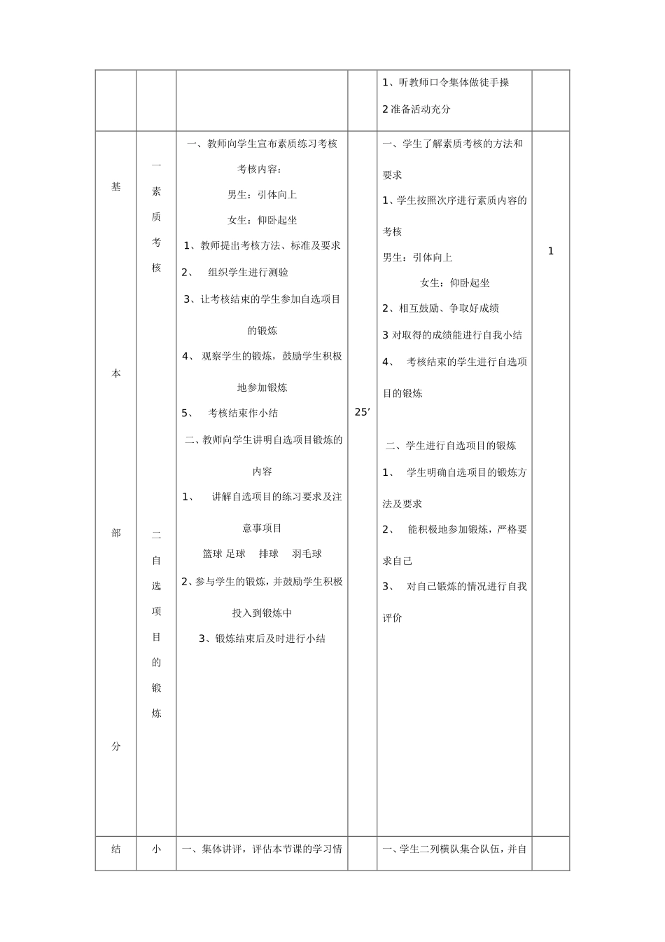 引体向上，仰卧起坐教案_第3页