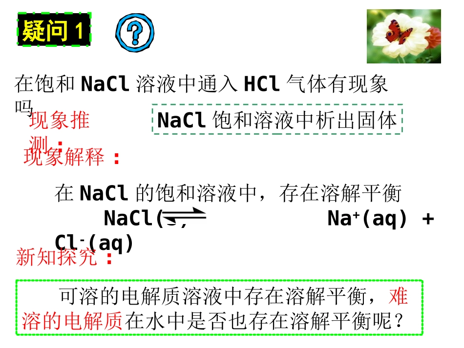 沉淀溶解平衡第一课时_第2页