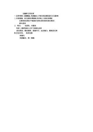 北魏孝文帝改革