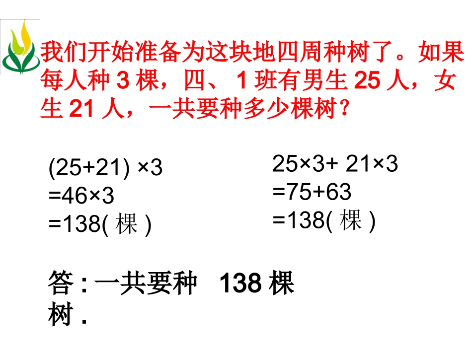 《乘法分配律》PPT课件(人教版第八册)_第3页