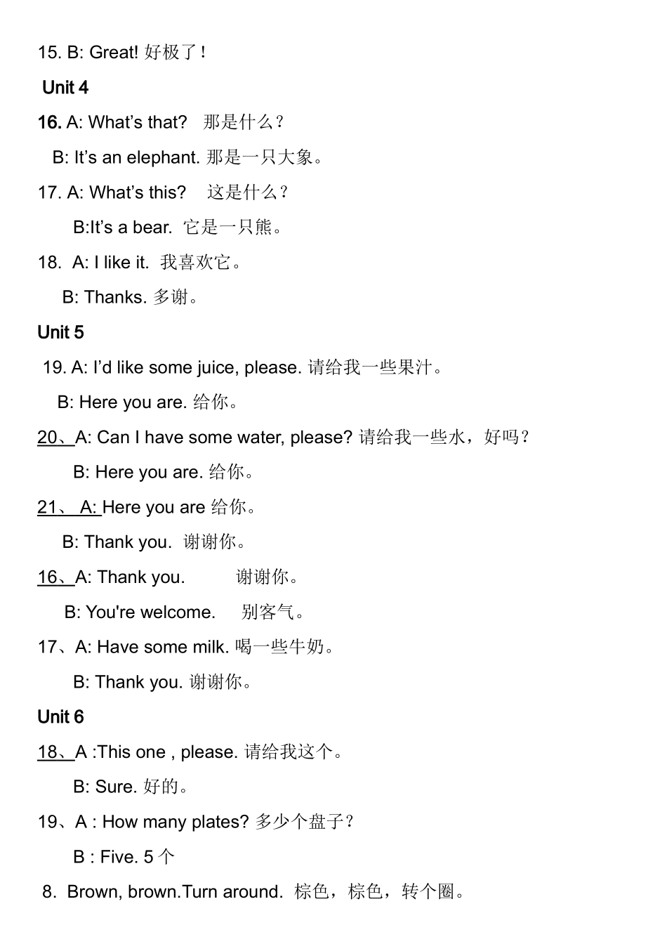 英语三年级上册知识点归纳_第3页