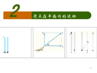 质点在平面内的运动