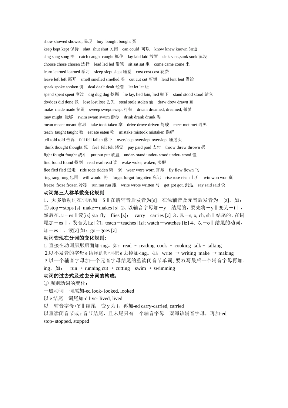 名词复数不规则变化_第2页
