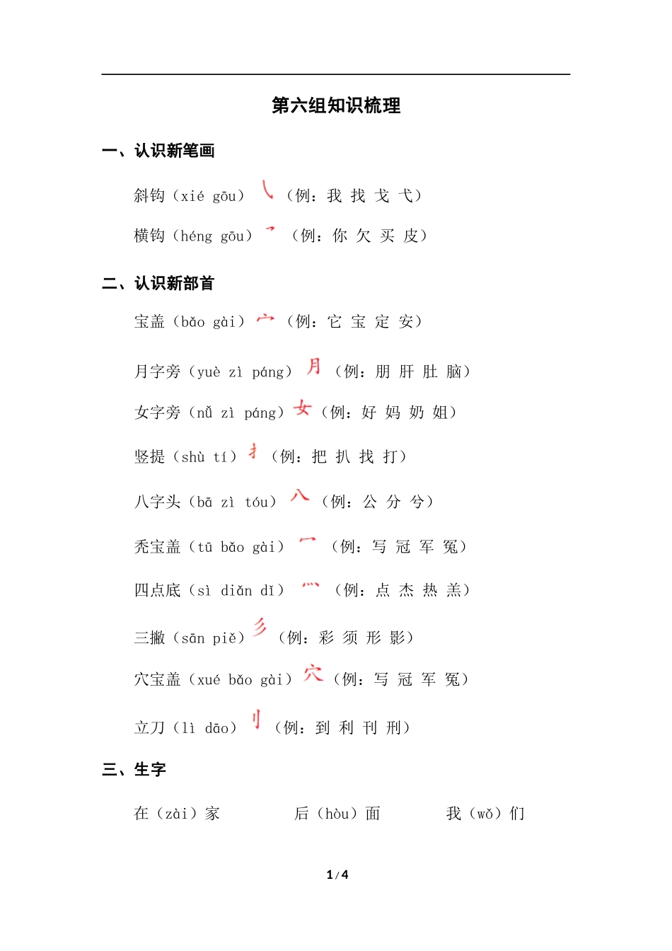 第六组知识梳理_第1页