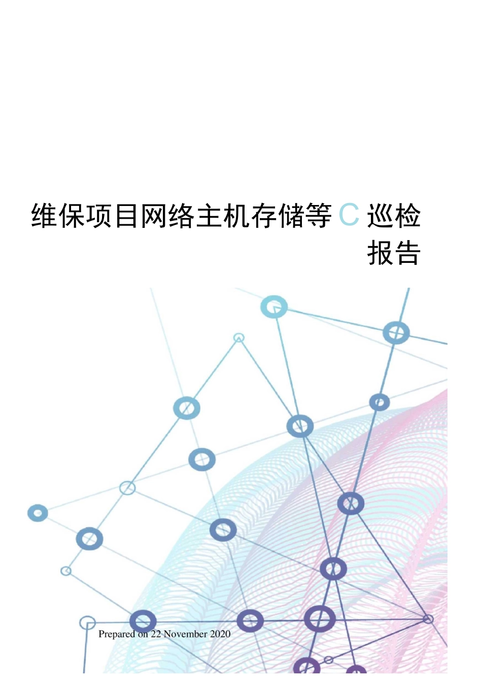 维保项目网络主机存储等巡检报告_第1页