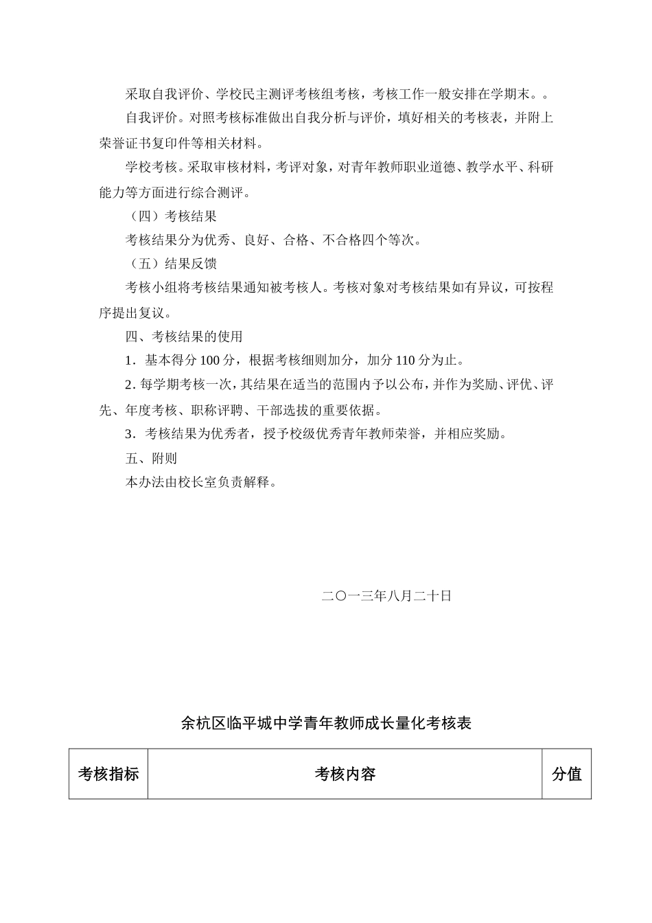 青年教师考核评价办法_第2页
