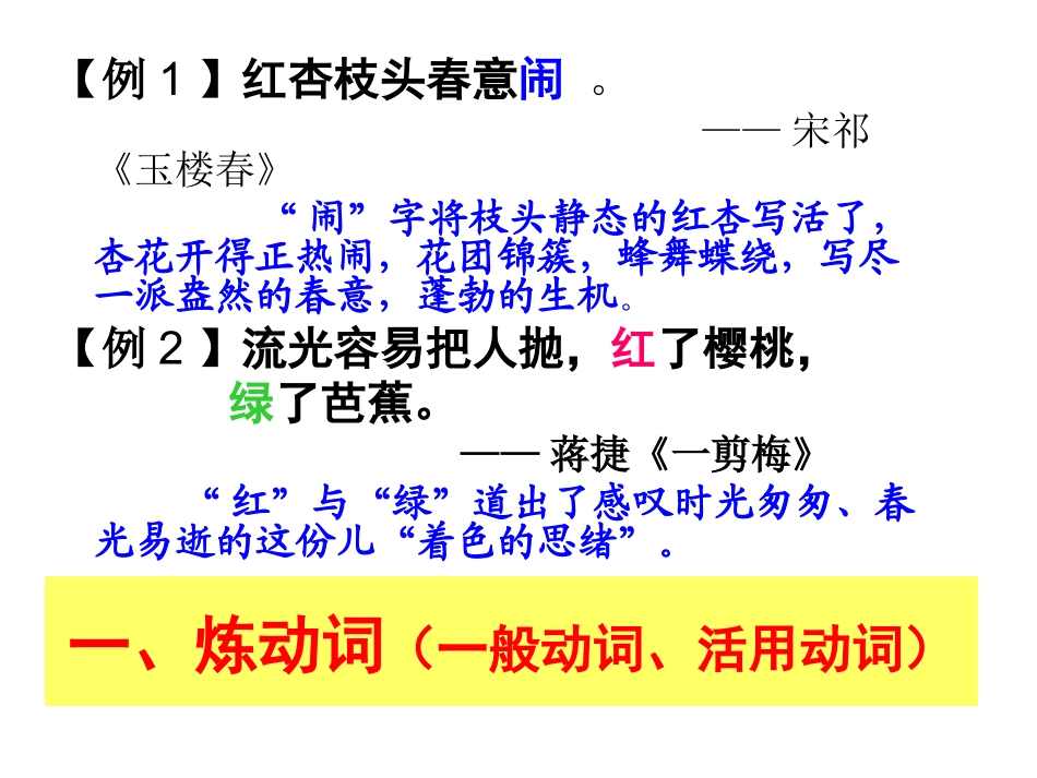 高考诗歌炼字专题复习_第3页