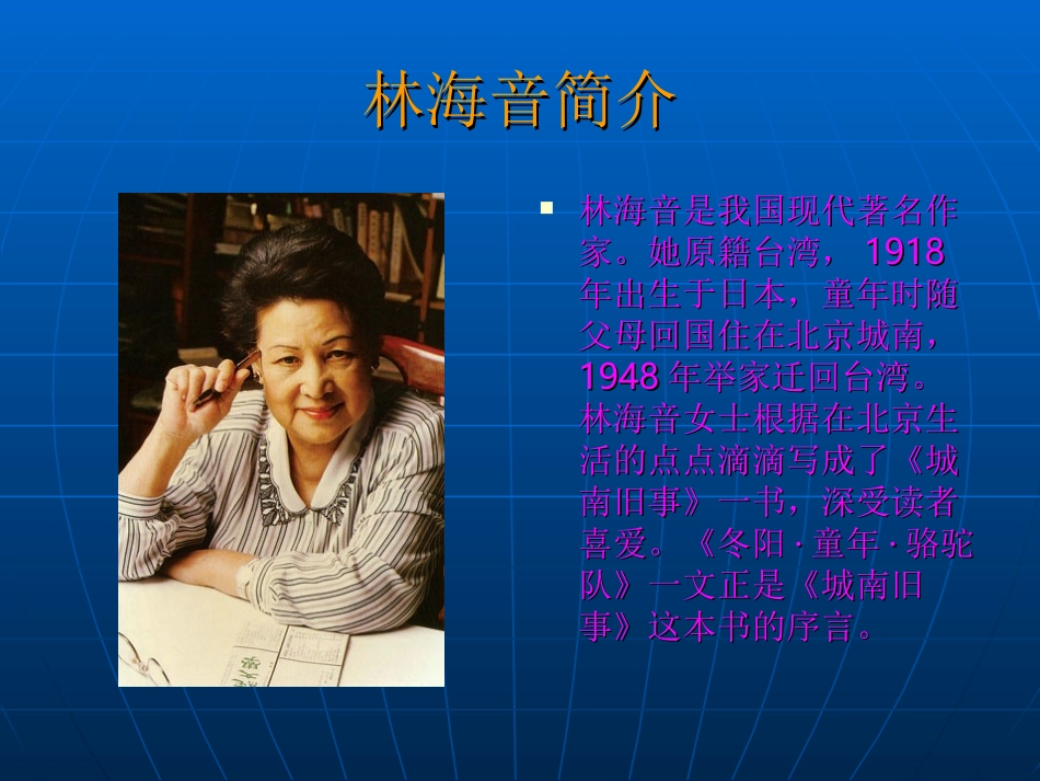 《冬阳童年骆驼队》教学课件_第2页