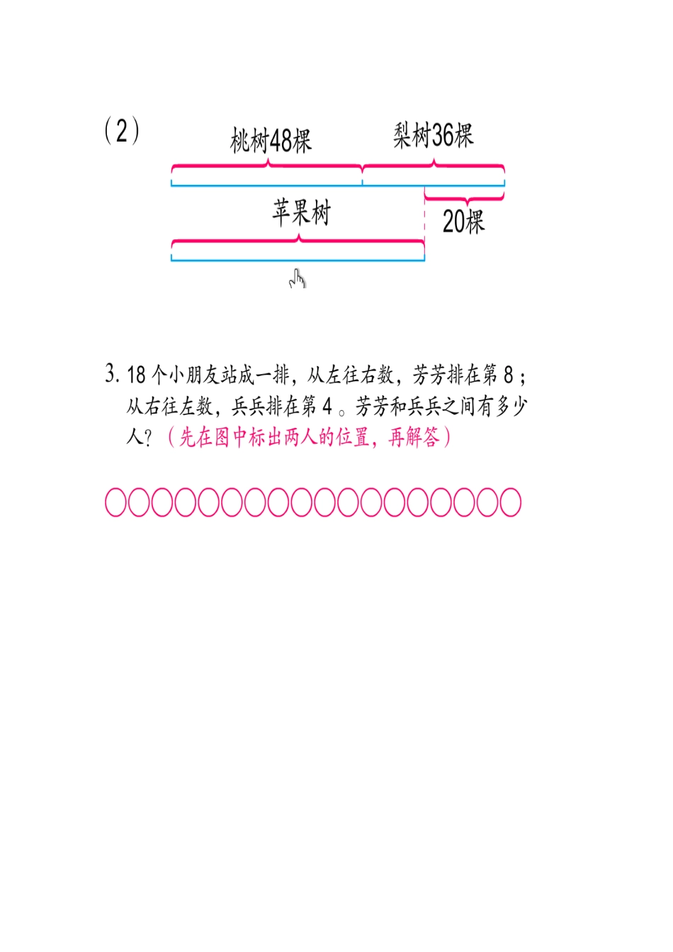三年级数学上册解决问题的策略试卷_第2页