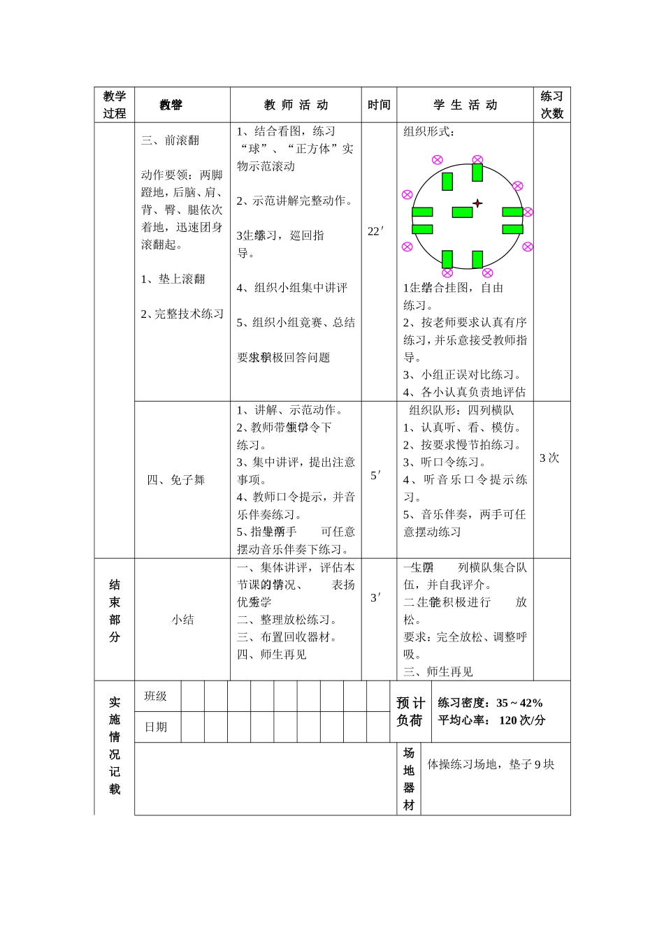 前滚翻教案设计_第2页