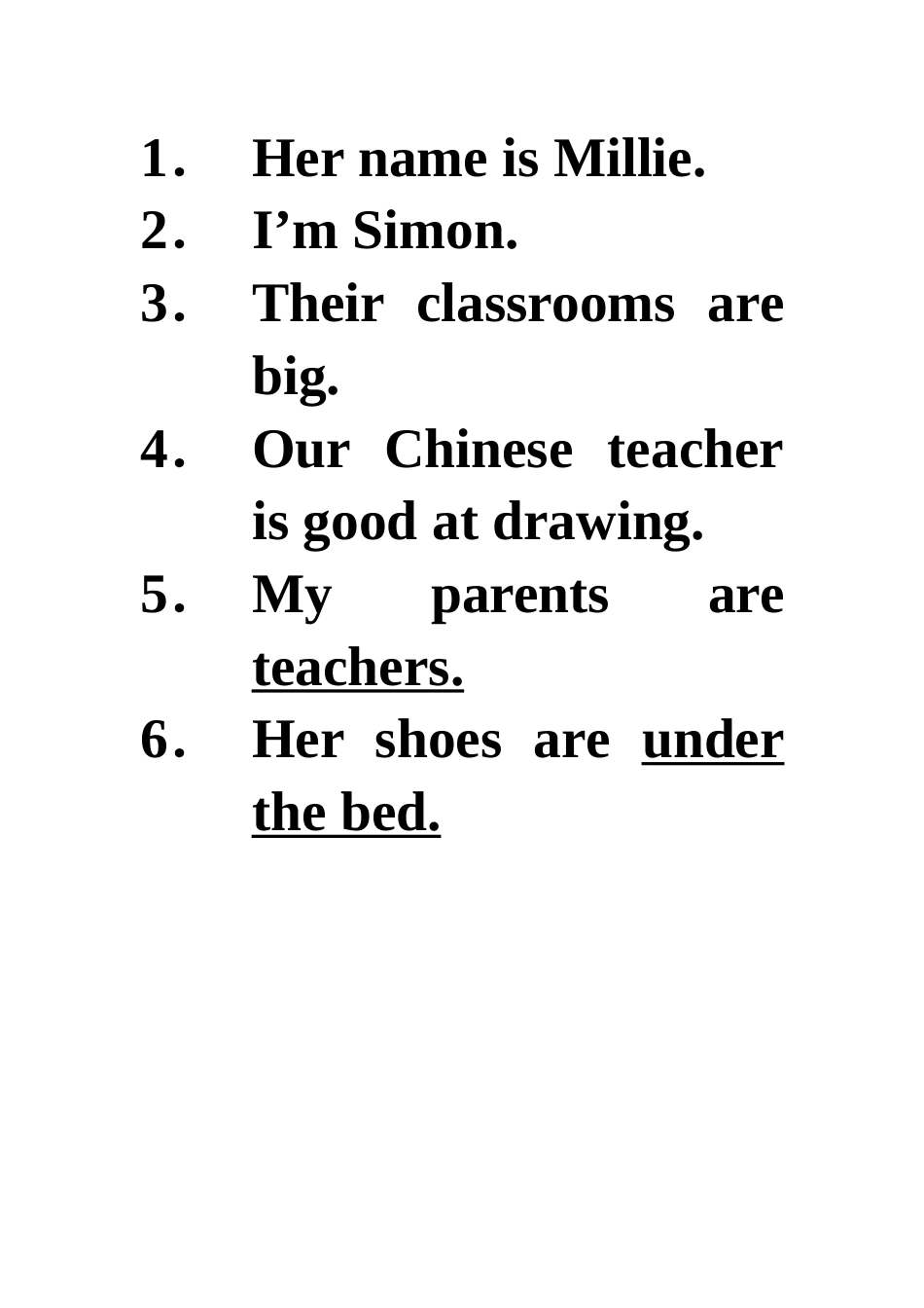 句型课堂练习_第1页