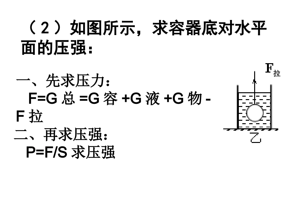 求液体对容器底的压力的_第3页