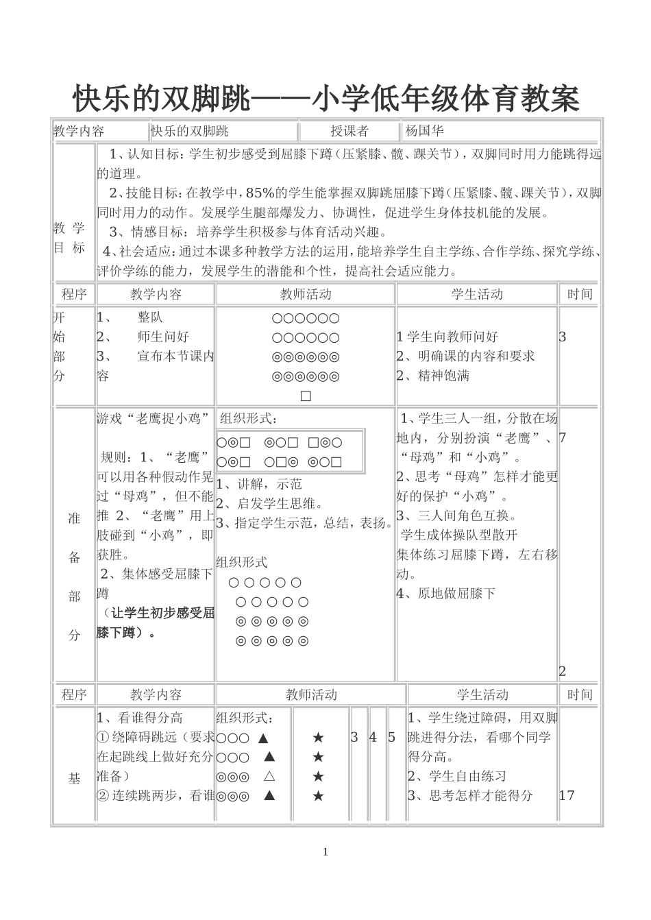 快乐的双脚跳---低年级_第1页