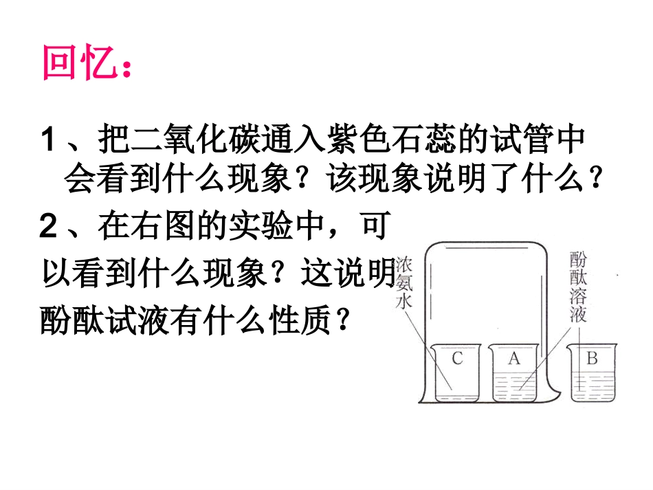 人教版九年级化学第十单元课题一《常见的酸和碱》第一部分酸PPt课件_第3页